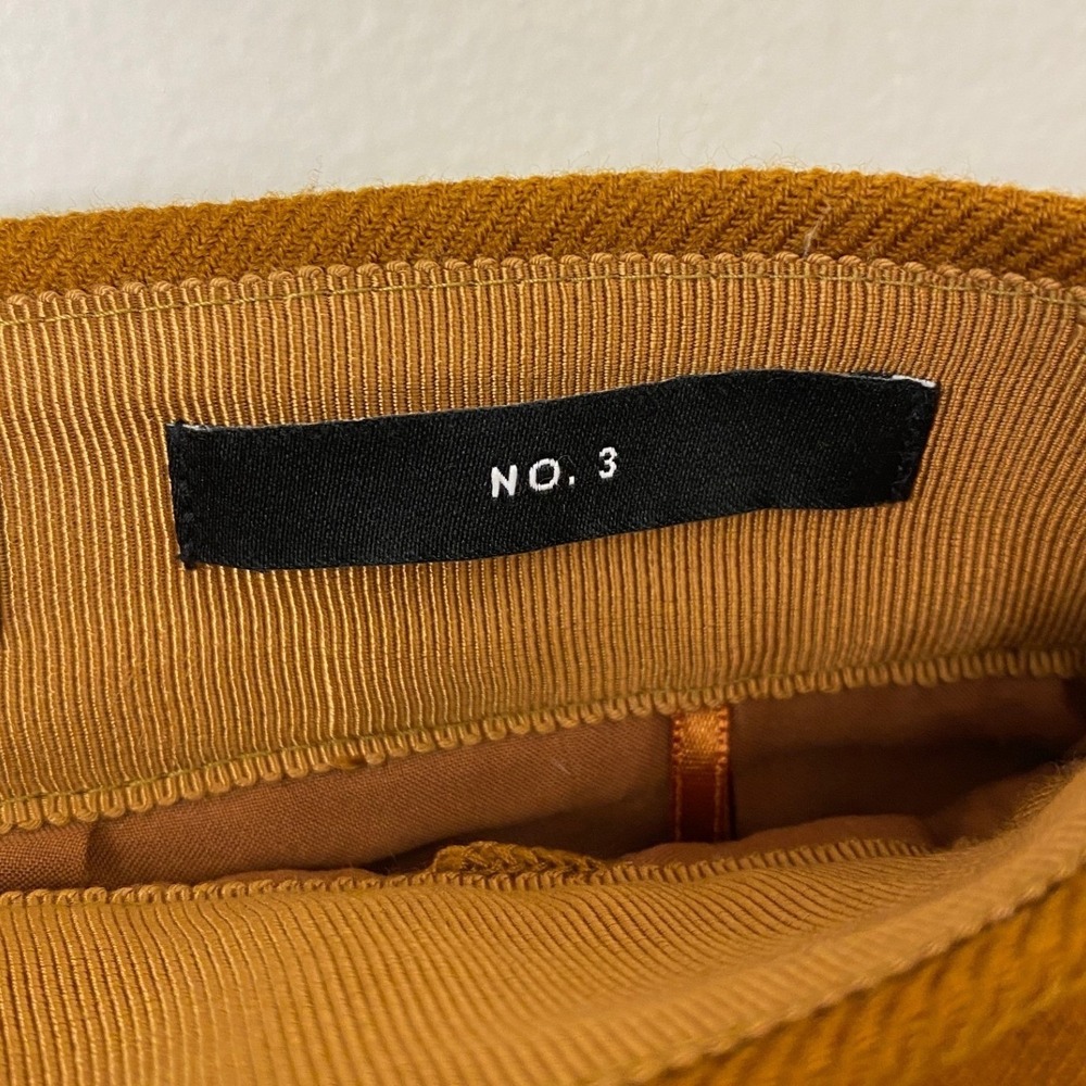 J.Crew, No. 3 Pencil Skirt 100% Wool Midi Skirt Mustard Camel Ochre Size 6 - Picture 8 of 14